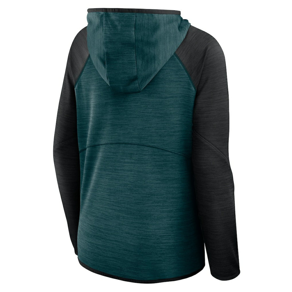 Philadelphia Eagles Women's Plus Size End Around Pass Full-Zip Hoodie - Midnight Green Hoodies
