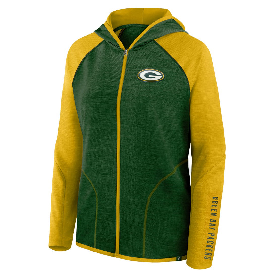 Green Bay Packers Women's Plus Size End Around Pass Full-Zip Hoodie - Green Hoodies