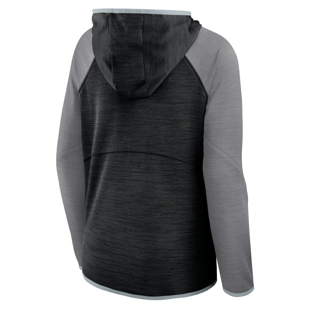 Las Vegas Raiders Women's Plus Size End Around Pass Full-Zip Hoodie - Black Hoodies