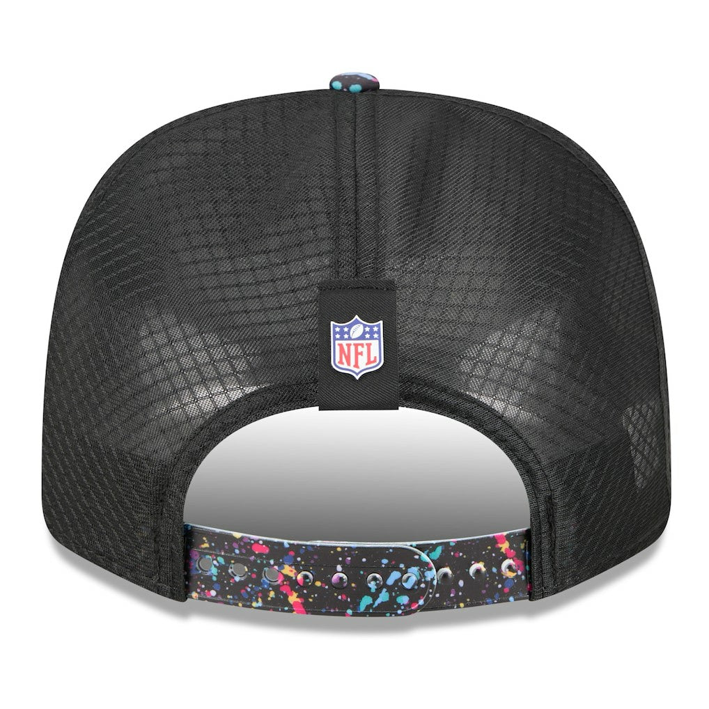 Dallas Cowboys New Era 2025 NFL Crucial Catch 9SEVENTY Adjustable Hat - Black Hats