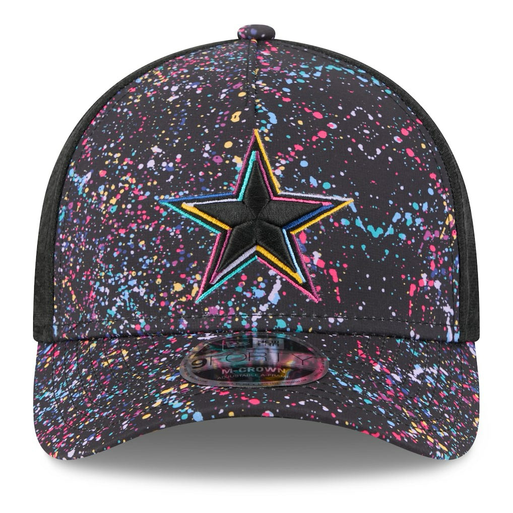 Dallas Cowboys New Era 2025 NFL Crucial Catch 9FORTY Adjustable Hat - Black Hats