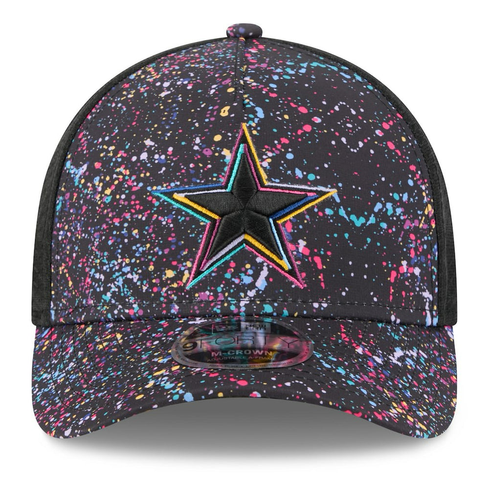 Dallas Cowboys New Era 2025 NFL Crucial Catch 9FORTY Adjustable Hat - Black Hats