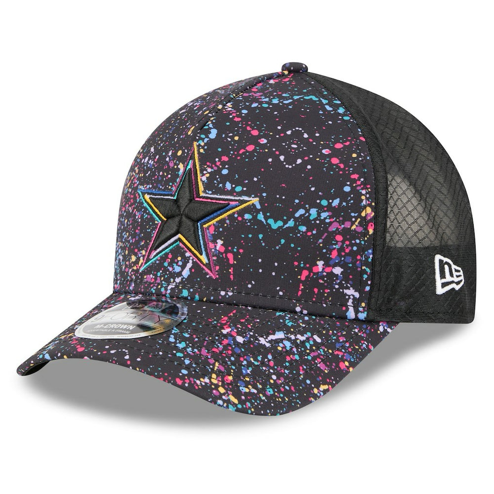 Dallas Cowboys New Era 2025 NFL Crucial Catch 9FORTY Adjustable Hat - Black Hats