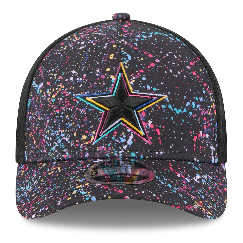 Dallas Cowboys New Era Youth 2025 NFL Crucial Catch 9FORTY Adjustable Hat - Black Hats