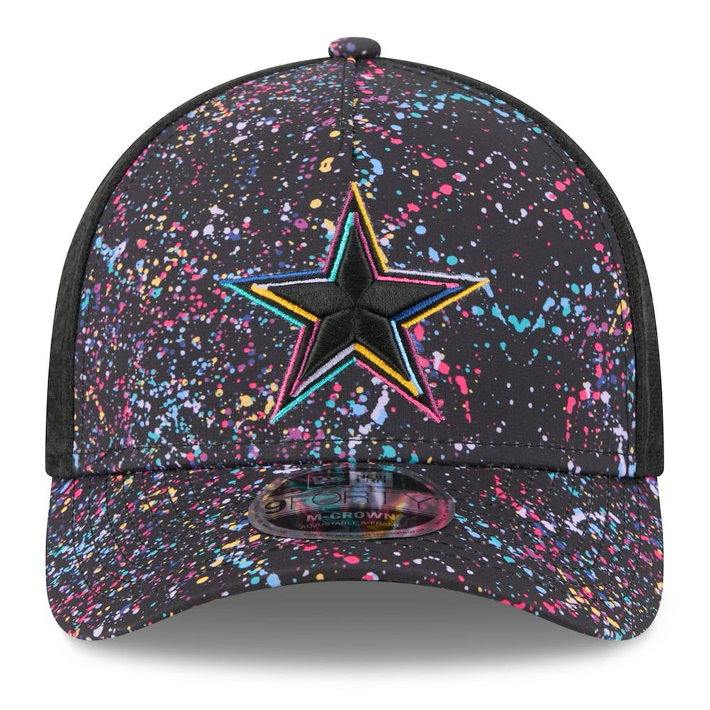Dallas Cowboys New Era Youth 2025 NFL Crucial Catch 9FORTY Adjustable Hat - Black Hats