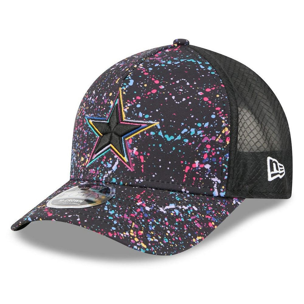 Dallas Cowboys New Era Youth 2025 NFL Crucial Catch 9FORTY Adjustable Hat - Black Hats