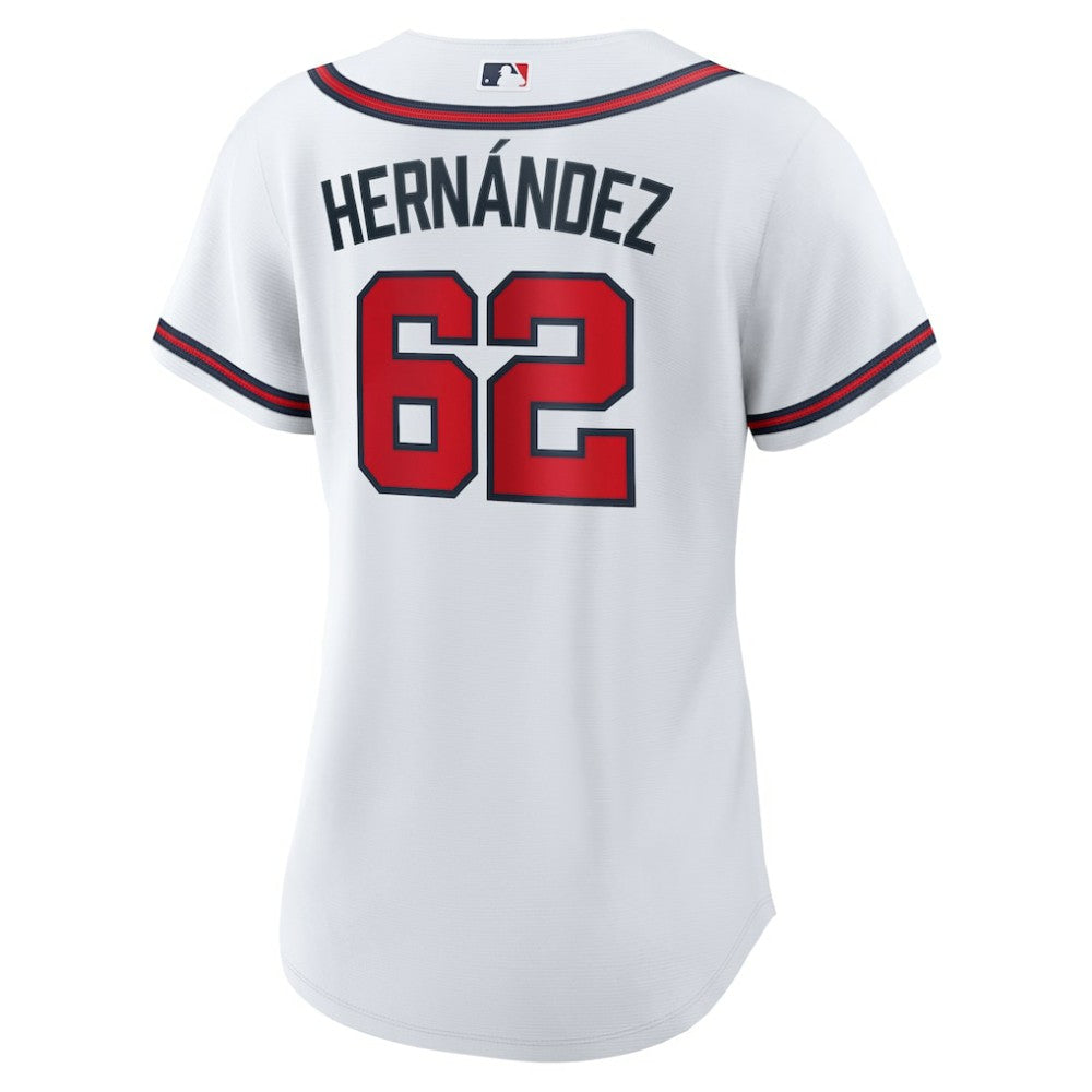 Daysbel Hernandez Atlanta Braves Nike Women's Home Replica Jersey - White Jerseys