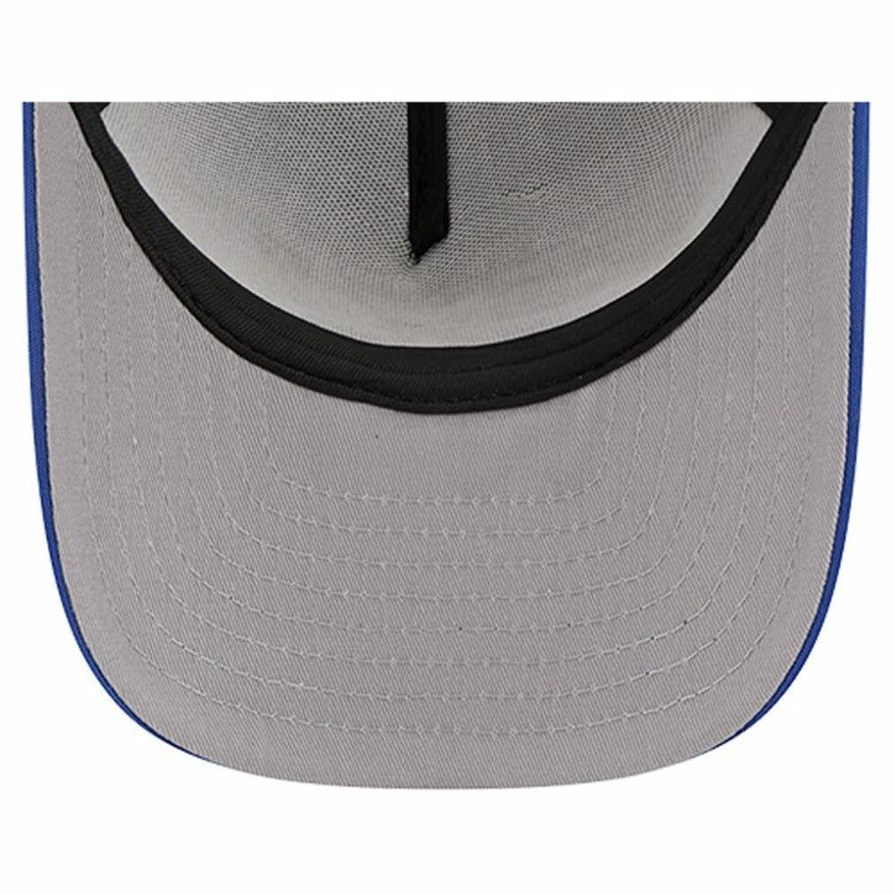 Texas Rangers New Era Vintage Arched Foam Front 9FIFTY A-Frame Adjustable Trucker Hat - Royal Hats