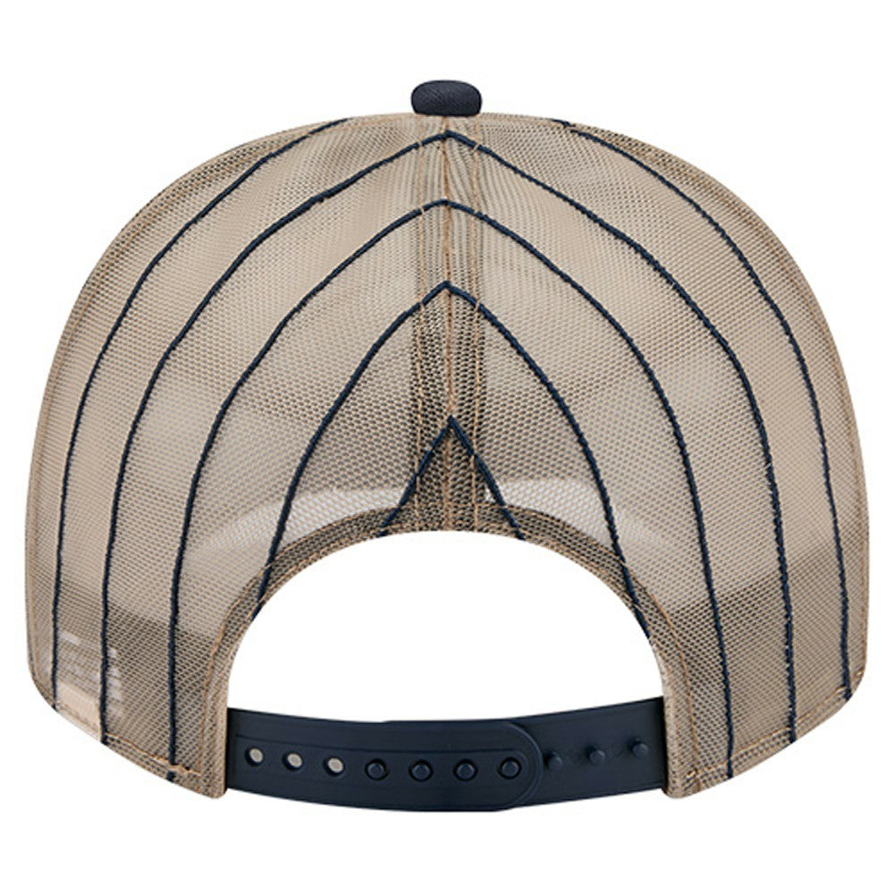 New York Yankees New Era Vintage Arched Foam Front 9FIFTY A-Frame Adjustable Trucker Hat - Navy Hats
