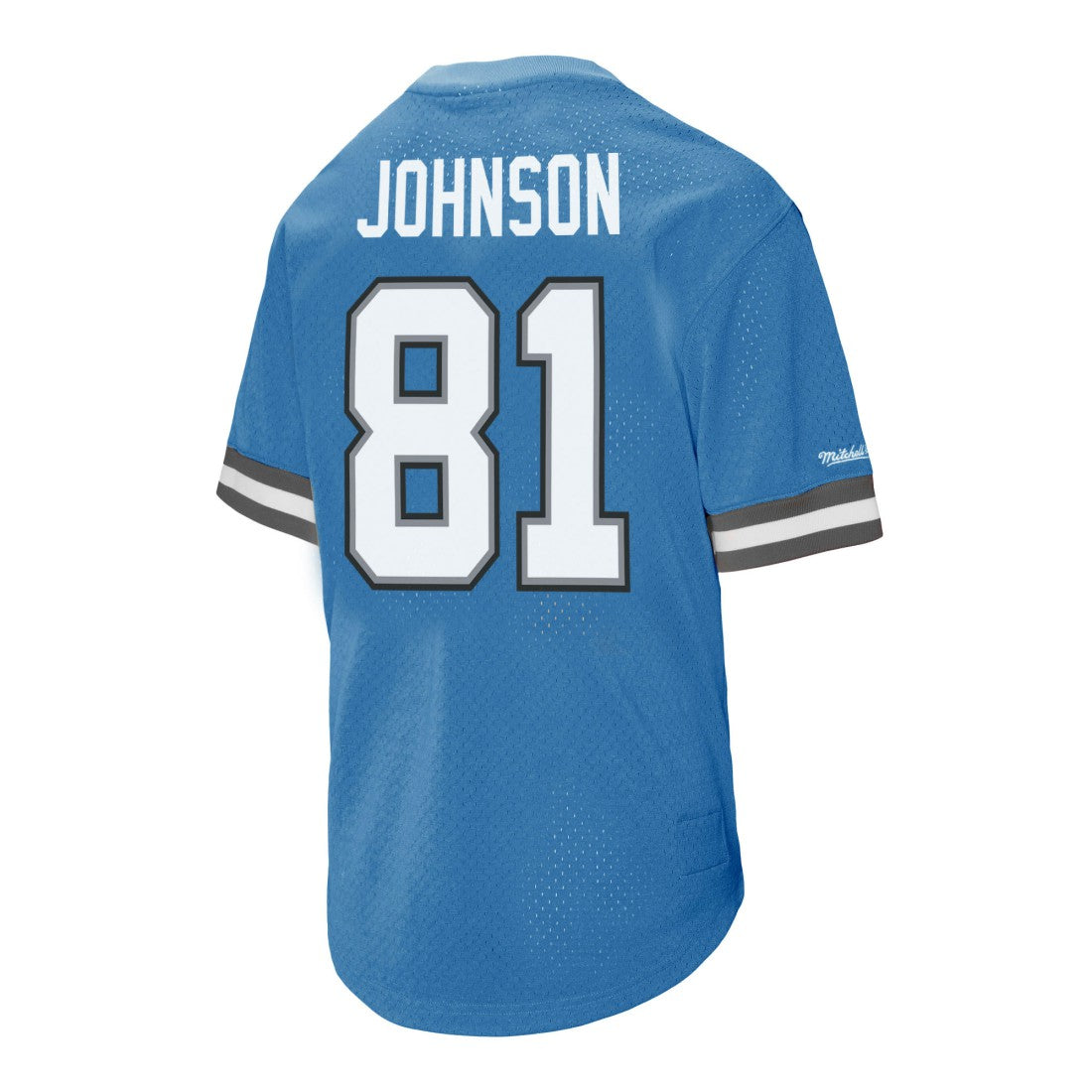 Calvin Johnson Detroit Lions Retired Player Name & Number Mesh Top - Blue Tops