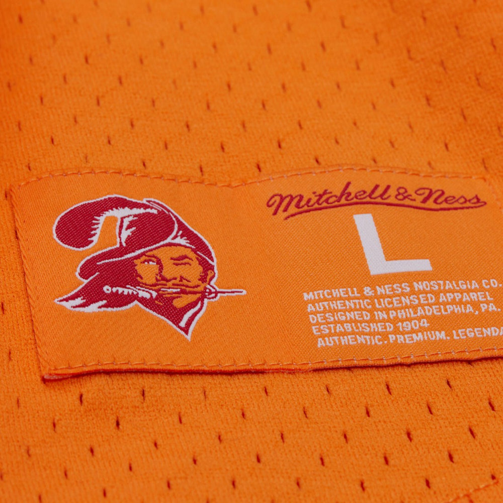 Warren Sapp Tampa Bay Buccaneers Retired Player Name & Number Mesh Top - Orange Tops