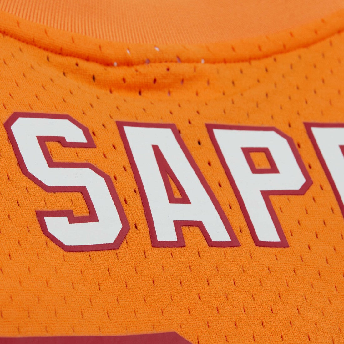 Warren Sapp Tampa Bay Buccaneers Retired Player Name & Number Mesh Top - Orange Tops