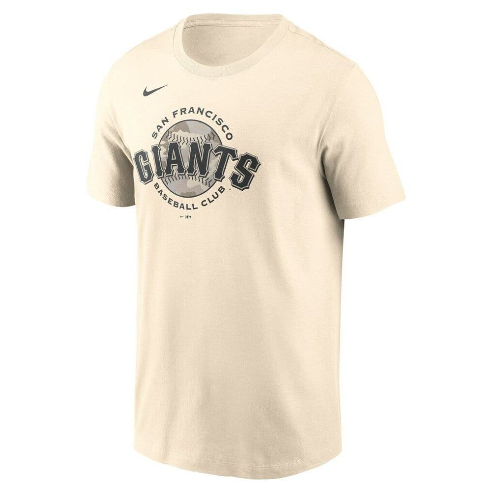 San Francisco Giants Nike Camo Logo T-Shirt - Cream T-shirts
