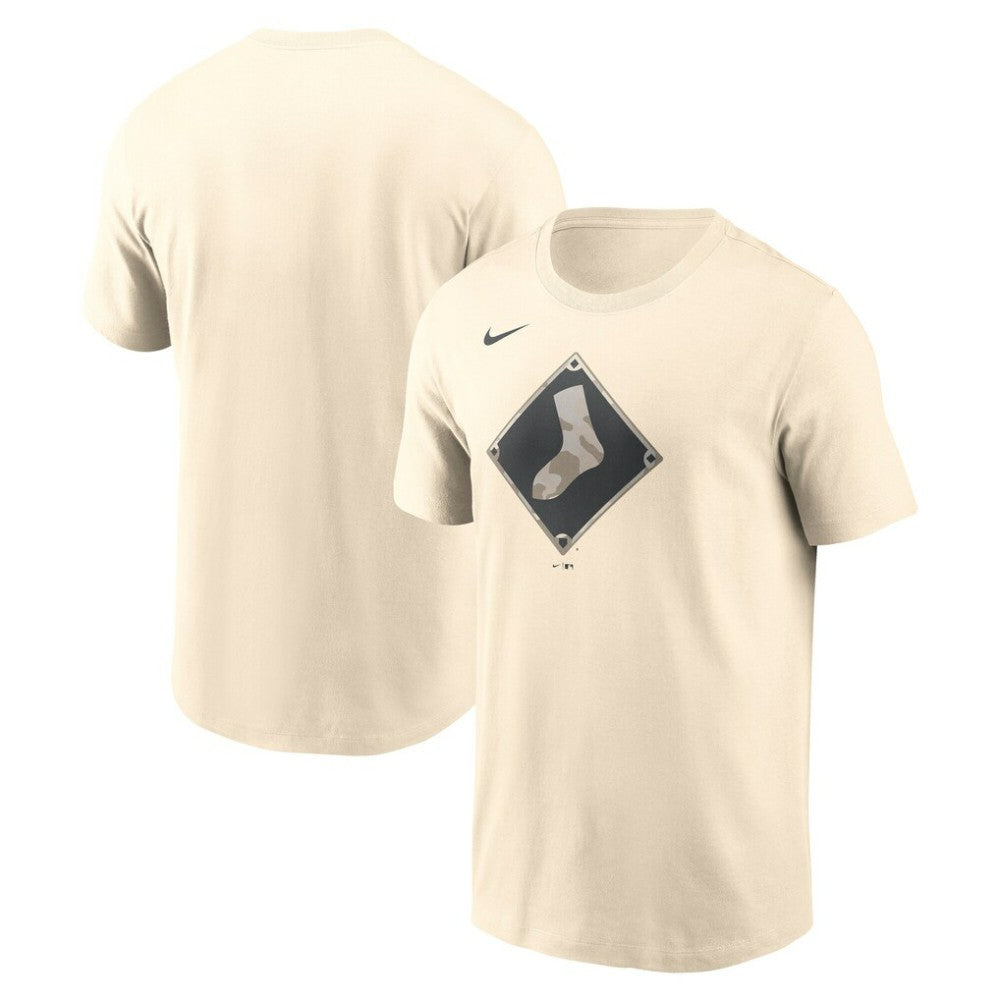 Chicago White Sox Nike Camo Logo T-Shirt - Cream T-shirts