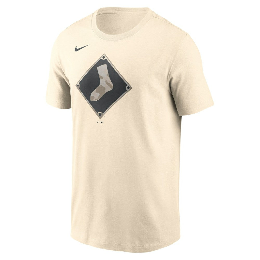 Chicago White Sox Nike Camo Logo T-Shirt - Cream T-shirts