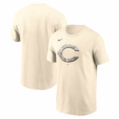 Cincinnati Reds Nike Camo Logo T-Shirt - Cream T-shirts