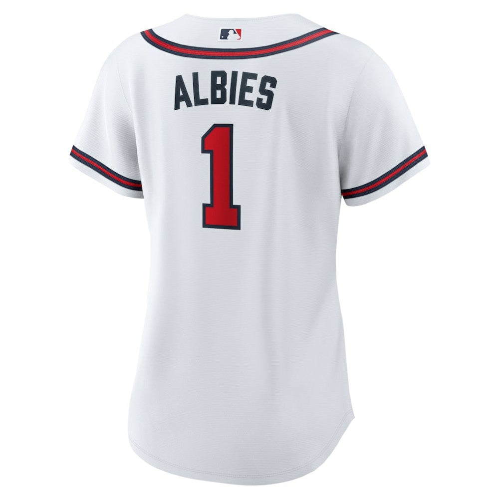 Ozzie Albies Atlanta Braves Nike Women's Home Replica Jersey - White Jerseys