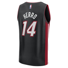Tyler Herro Miami Heat Fast Break Replica Player Jersey Black Icon Edition - Fanatics