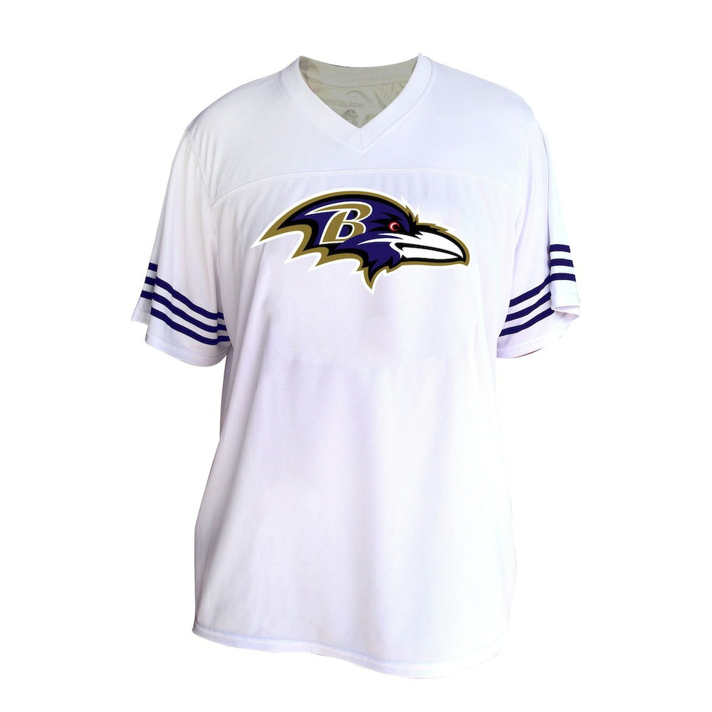 Lamar Jackson Baltimore Ravens Women's Plus Size Fashion Jersey - White Jerseys