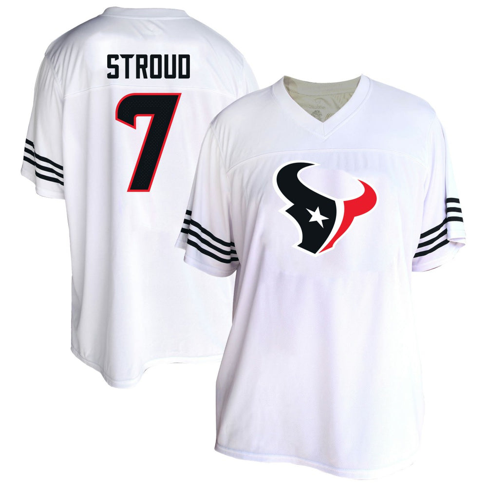 C.J. Stroud Houston Texans Women's Plus Size Fashion Jersey - White Jerseys