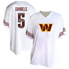 Jayden Daniels Washington Commanders Women's Plus Size Fashion Jersey - White Jerseys