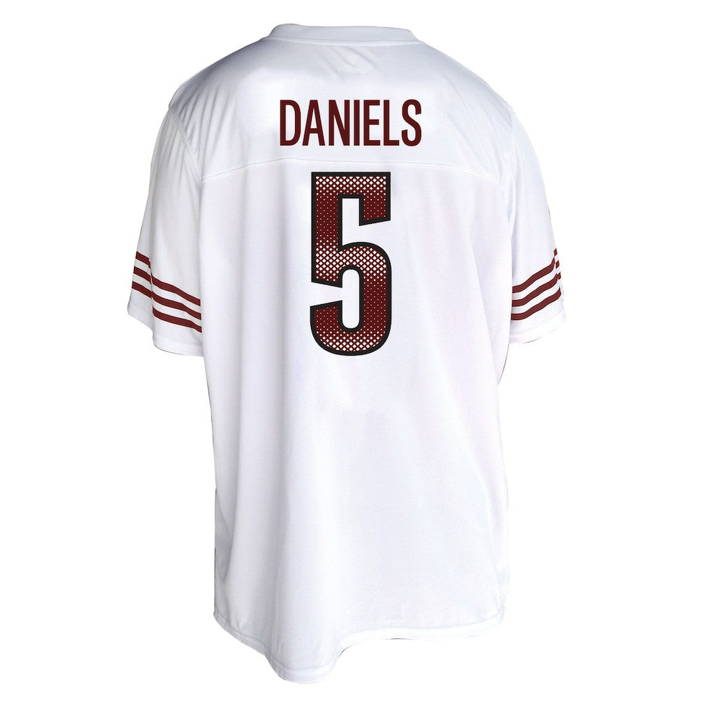Jayden Daniels Washington Commanders Women's Plus Size Fashion Jersey - White Jerseys