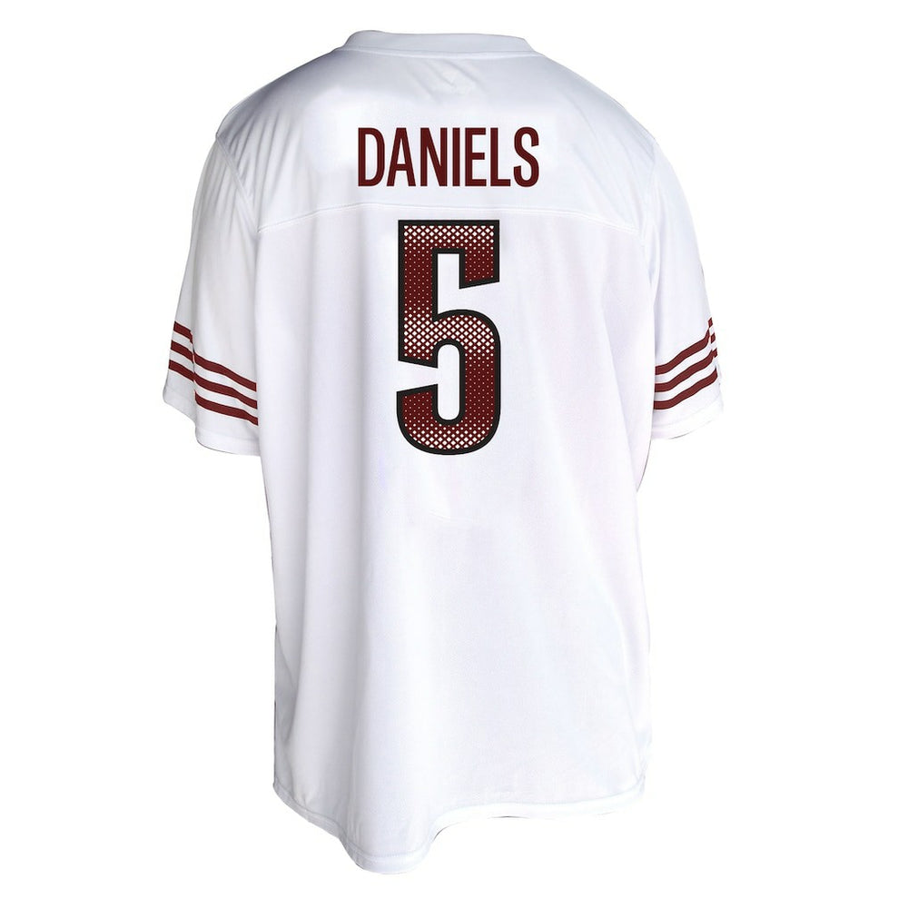Jayden Daniels Washington Commanders Women's Plus Size Fashion Jersey - White Jerseys