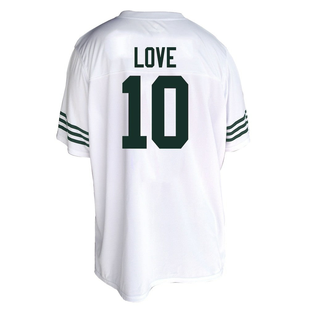 Jordan Love Green Bay Packers Women's Plus Size Fashion Jersey - White Jerseys