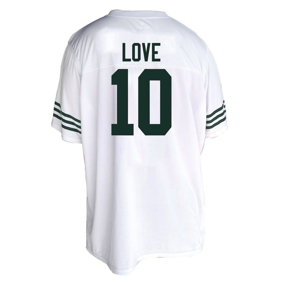 Jordan Love Green Bay Packers Women's Plus Size Fashion Jersey - White Jerseys