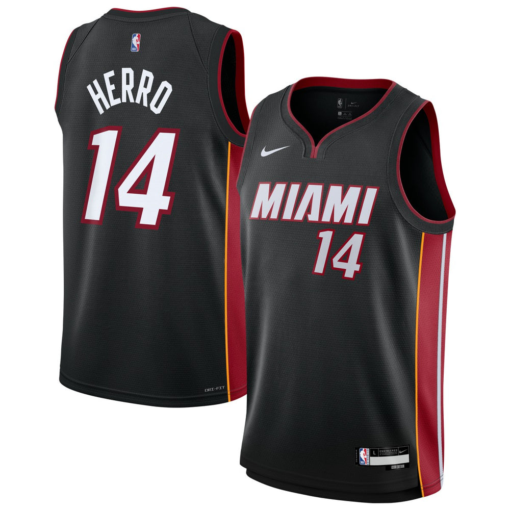 Tyler Herro Miami Heat Youth Swingman Jersey Icon Edition Black - Nike