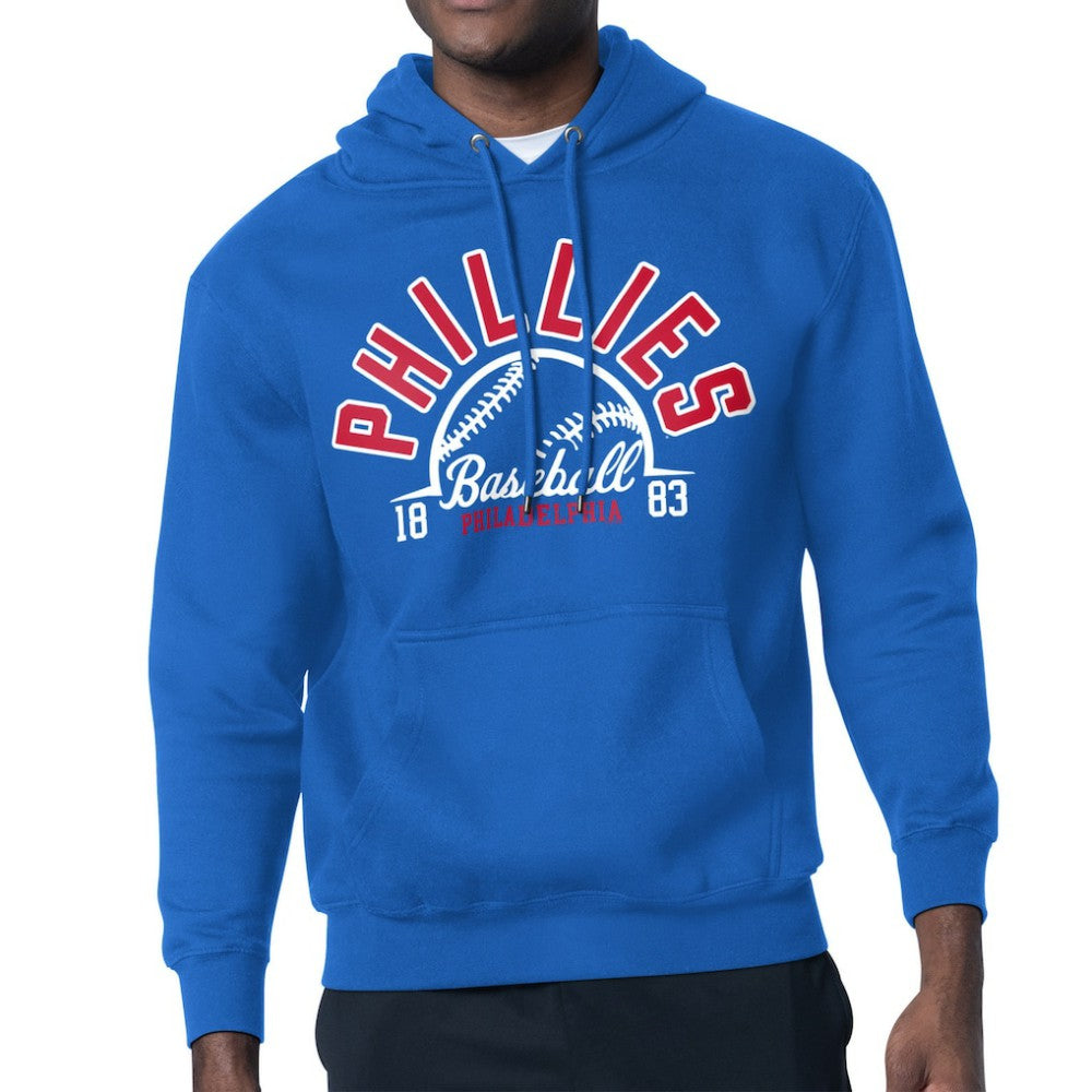 Philadelphia Phillies Starter Half Ball Team Graphic Pullover Hoodie - Royal Hoodies