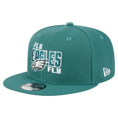 Philadelphia Eagles New Era Super Bowl LIX Champions Side Patch 9FIFTY Snapback Hat - Midnight Green Hats
