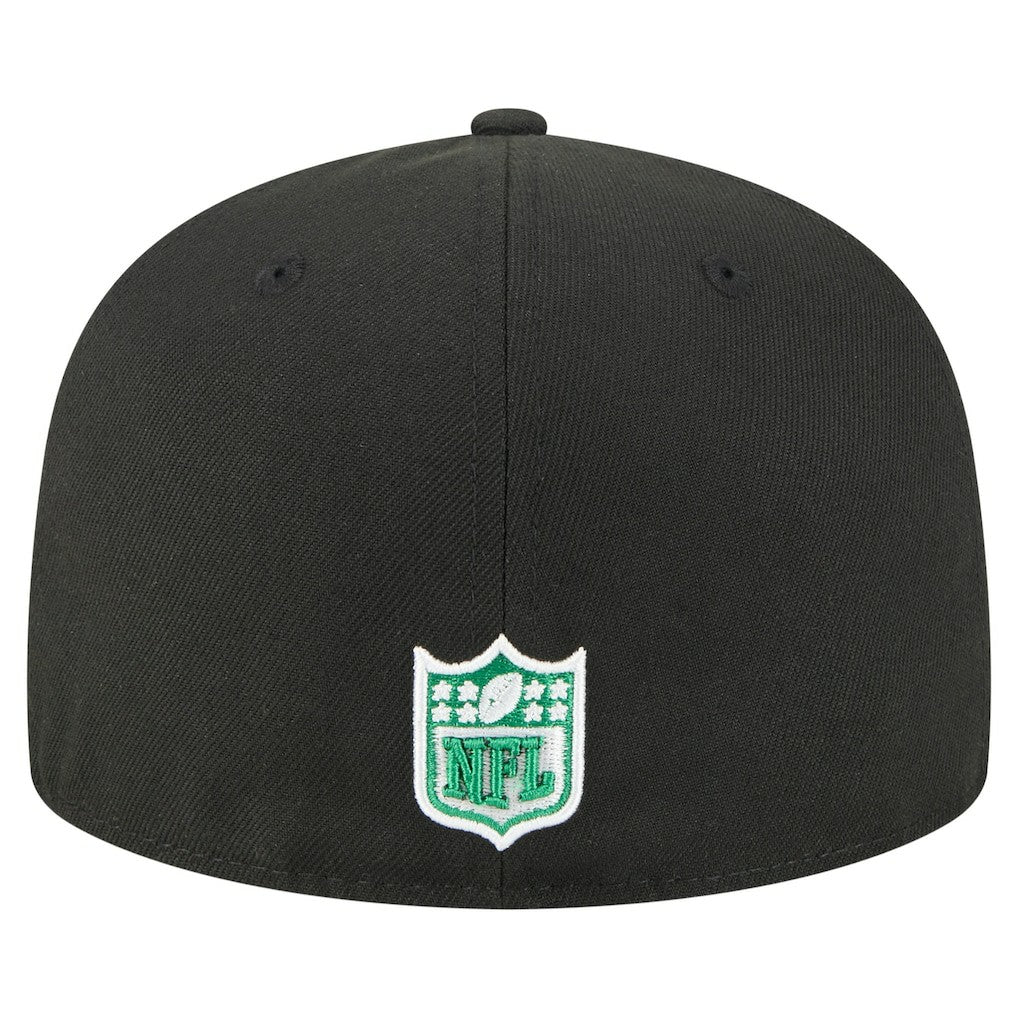 Philadelphia Eagles New Era Super Bowl LIX Champions Historic Side Patch 59FIFTY Fitted Hat - Black Hats