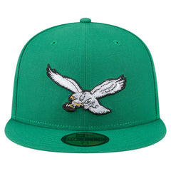 Philadelphia Eagles New Era Super Bowl LIX Champions Historic Side Patch 59FIFTY Fitted Hat - Kelly Green Hats