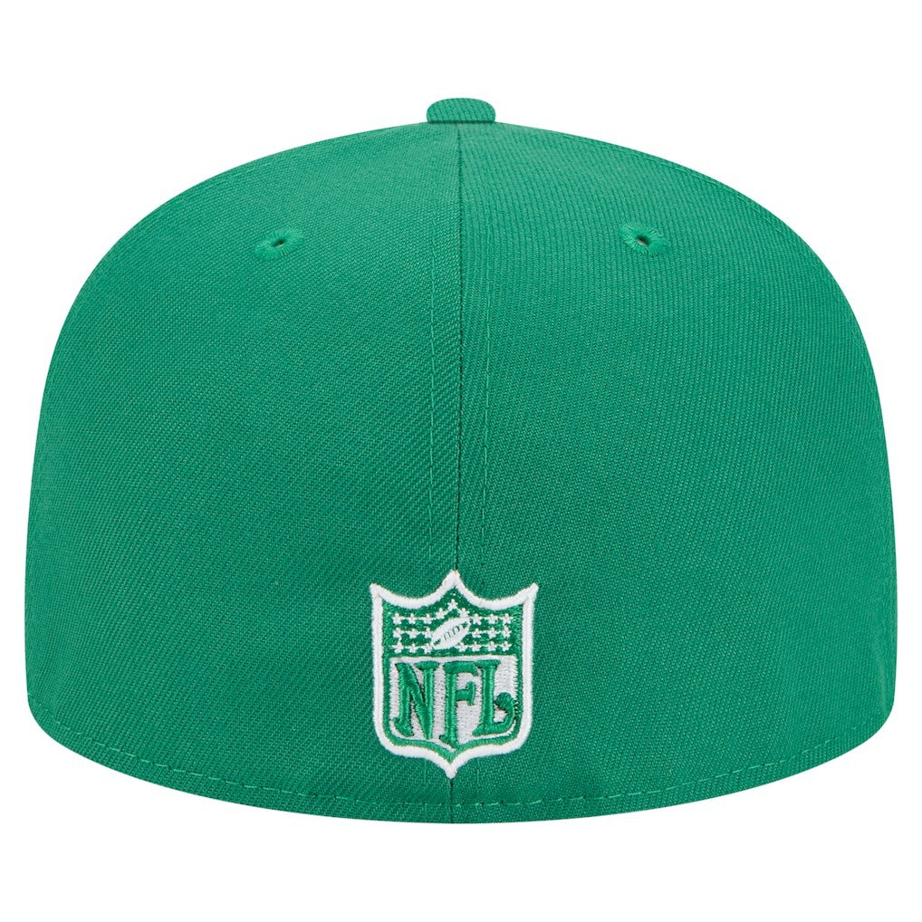 Philadelphia Eagles New Era Super Bowl LIX Champions Historic Side Patch 59FIFTY Fitted Hat - Kelly Green Hats