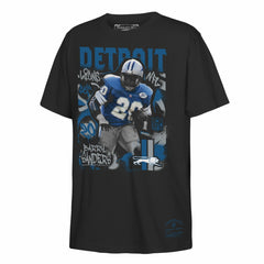 Barry Sanders Detroit Lions Youth Star Player T-Shirt - Black T-shirts