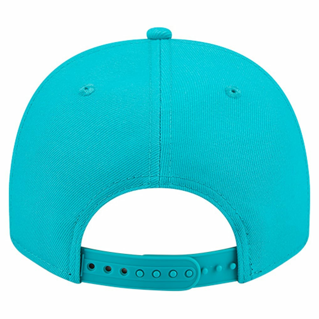Miami Dolphins New Era Local Play A-Frame 9FIFTY Snapback Hat - Aqua Hats