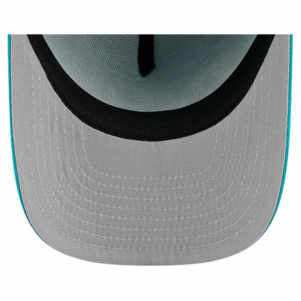 Miami Dolphins New Era Local Play A-Frame 9FIFTY Snapback Hat - Aqua Hats