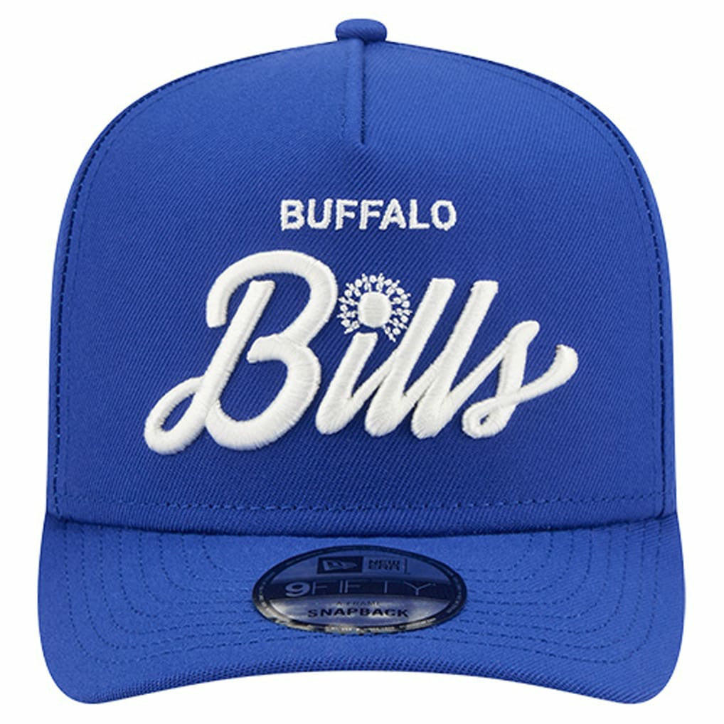Buffalo Bills New Era Local Play A-Frame 9FIFTY Snapback Hat - Royal Hats