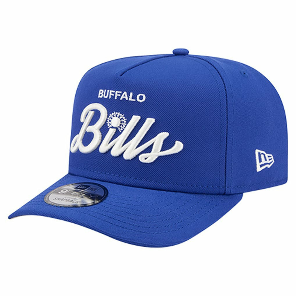 Buffalo Bills New Era Local Play A-Frame 9FIFTY Snapback Hat - Royal Hats