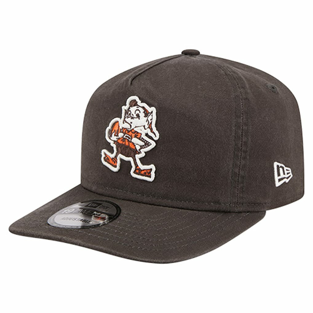 Cleveland Browns New Era Championship 19TWENTY Adjustable Hat - Brown Hats