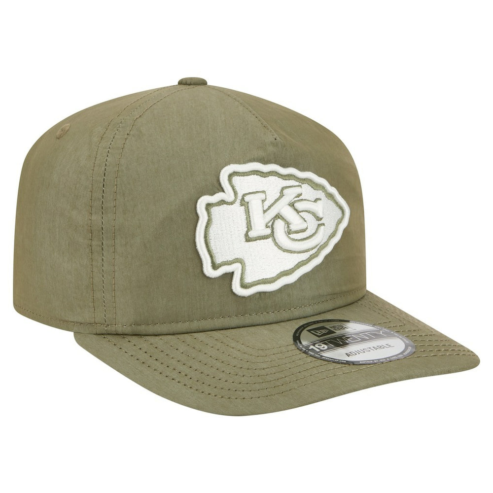 Kansas City Chiefs New Era Nylon 19TWENTY Adjustable Hat - Olive Hats