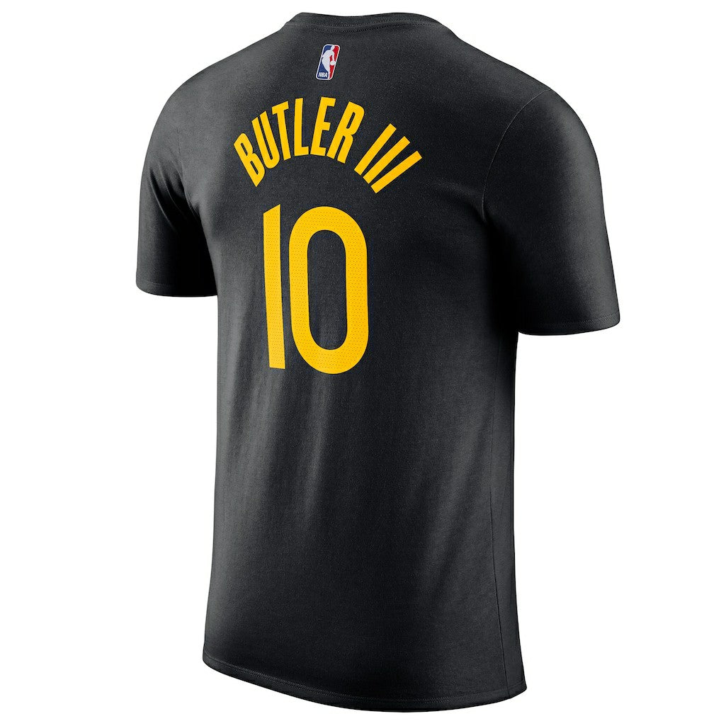 Jimmy Butler III Golden State Warriors Jordan Brand Statement Edition Name & Number T-Shirt Black