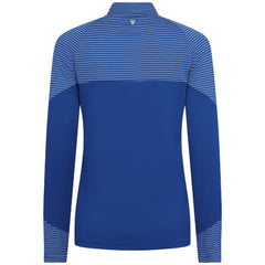 Chicago Cubs Levelwear Women's Classic Stripes Insignia 2.0 Raglan Quarter-Zip Top - Royal Tops
