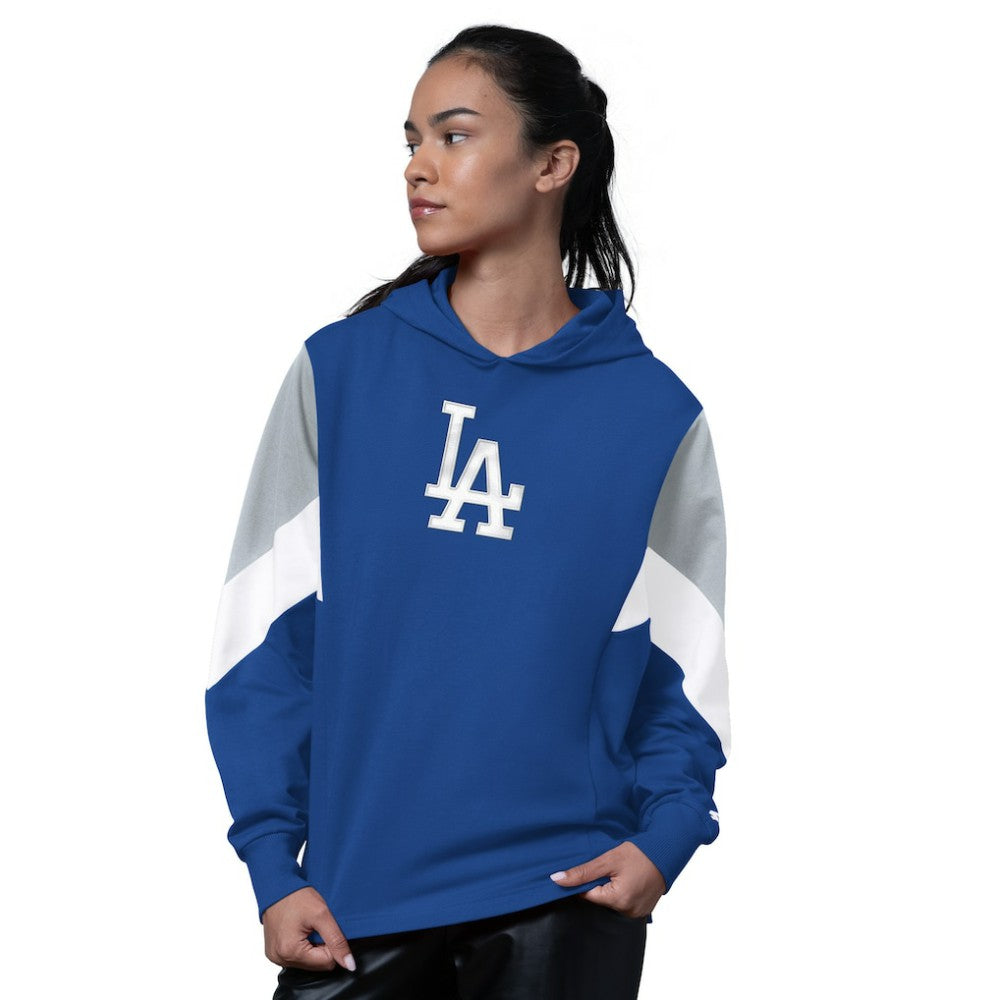 Los Angeles Dodgers Starter Women's Scrimmage Pullover Hoodie - Royal Hoodies