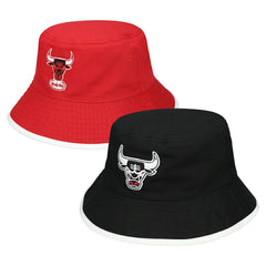 Chicago Bulls Flip It Reversible Bucket Hat Black/Red - Mitchell & Ness