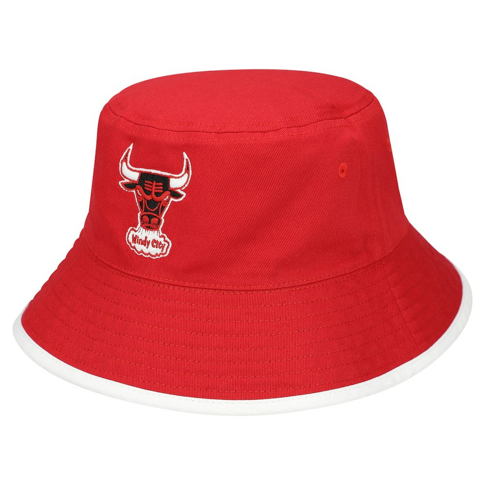 Chicago Bulls Flip It Reversible Bucket Hat Black/Red - Mitchell & Ness