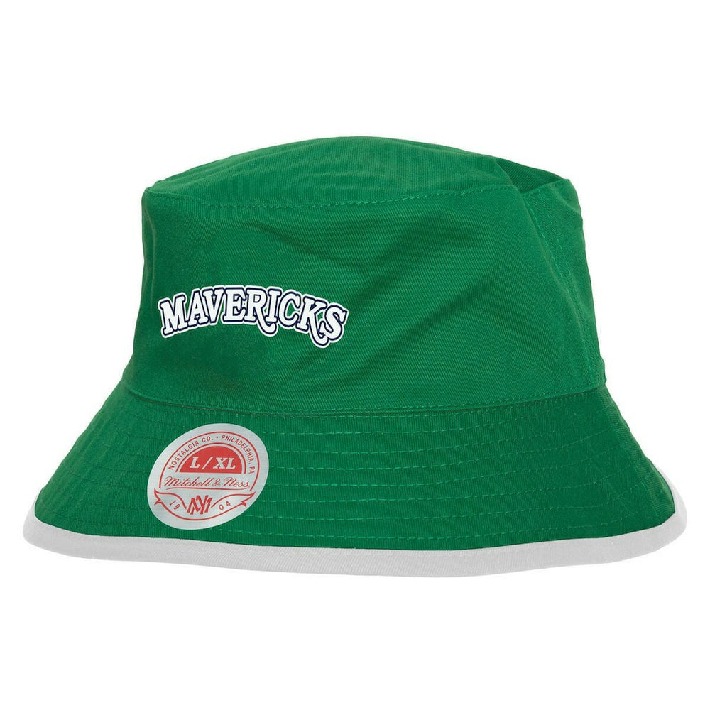 Dallas Mavericks Flip It Reversible Bucket Hat Navy - Mitchell & Ness