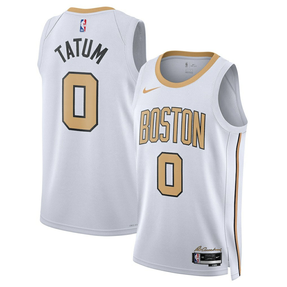 Jayson Tatum Boston Celtics Unisex 2025/26 Swingman Jersey White City Edition - Nike