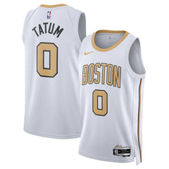 Jayson Tatum Boston Celtics Unisex 2025/26 Swingman Jersey White City Edition - Nike
